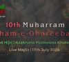 10th Muh 2024 Majlis & Tasbih Ziyarat Sughran Amroha Azadari Live